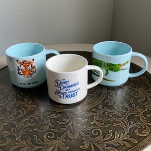 Target brand mugs. Set of three